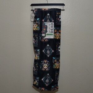 Day of the Dead velvet soft throw blanket 50x70in Sugar skull